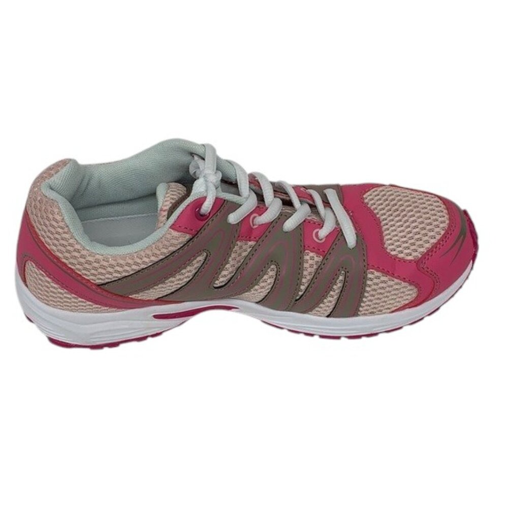 Breast Cancer Awareness Pink Gray Wht Ribbon Shoes - Picture 8 of 11